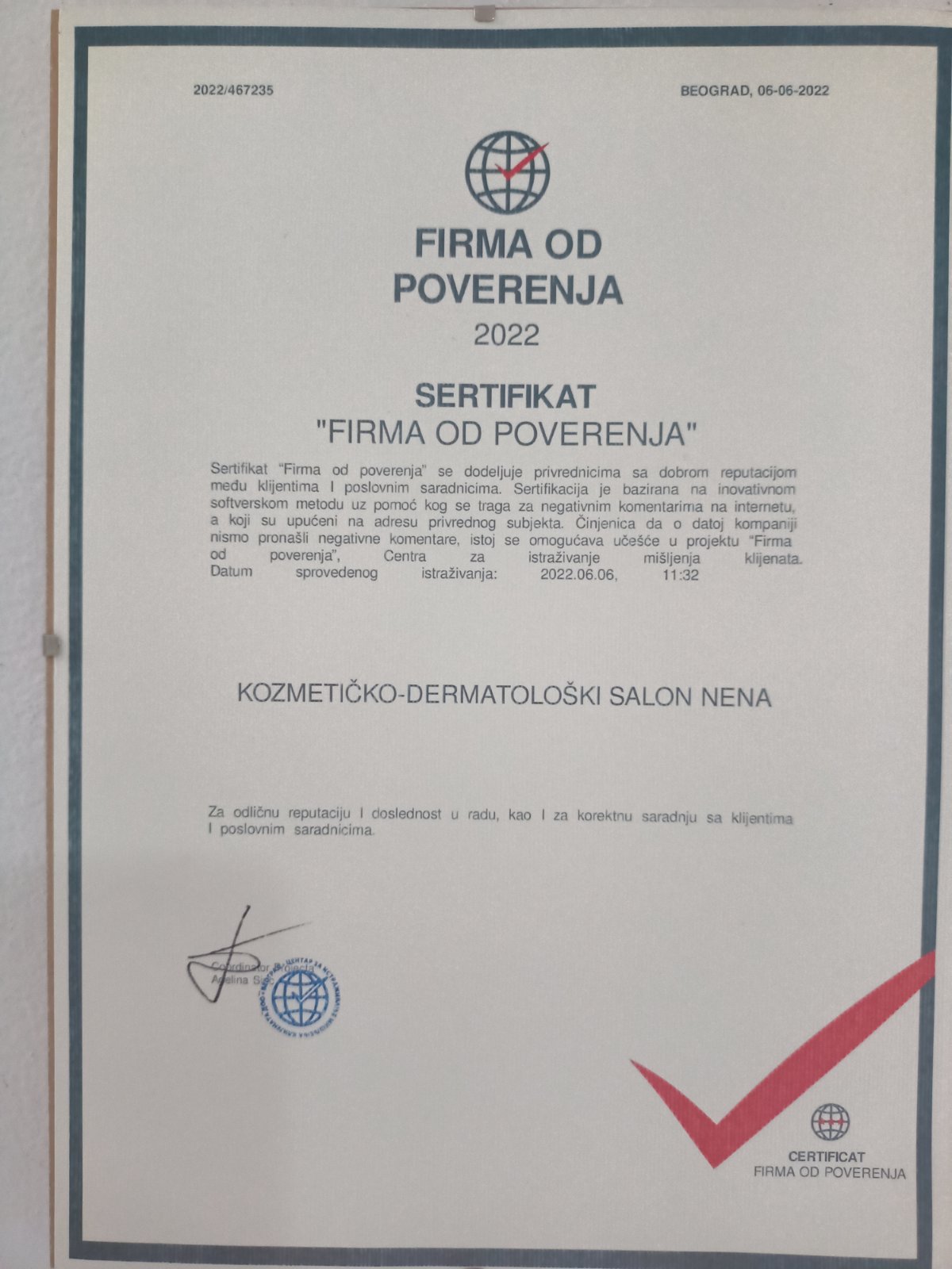 Firma od poverenja 2022